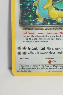 Dark Dragonite 5/110 Rare Holo - LP - Legendary Collection Pokemon Card - Image 4