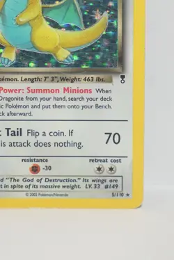 Dark Dragonite 5/110 Rare Holo - LP - Legendary Collection Pokemon Card - Image 5