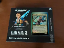 MTG Magic the Gathering Final Fantasy X Counter Blitz Commander Deck Tidus Yuna - Image 1