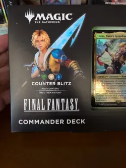 MTG Magic the Gathering Final Fantasy X Counter Blitz Commander Deck Tidus Yuna - Image 2
