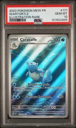 🇫🇷 CARABAFFE AR PSA 10 - MEW 151 FR 171/165 EV Carte Pokemon 🇫🇷 - Image 2