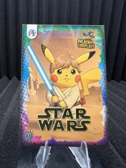 Luke Skywalker (Pikachu) #87 - Galaxy Holo - Electric Pikachu Cosplay - Pokemon - Image 1