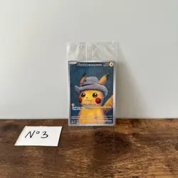 Pokemon Pikachu With Grey Felt Hat SVP 085 Van Gogh Black Star Promo SEALED (#3) - Image 1