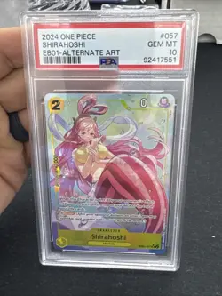 2024 One Piece EB01 English Shirahoshi (Alternate Art)EB01-057 PSA 10 - Image 1