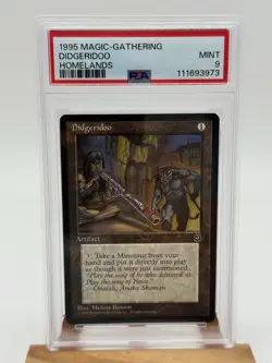 1995 Magic The Gathering MTG Didgeridoo Homelands PSA 9 Pop 8 - Image 3