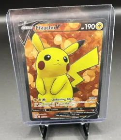 Pikachu V 157/172 SWSH09: Brilliant Stars - Pokemon TCG Card NM - Image 3
