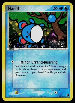 Pokemon Card - Marill Team Rocket Returns 68/109 Reverse Holo Stamped - Image 1