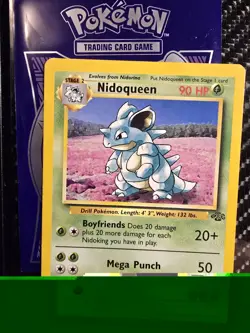 🔥Nidoqueen 23/64 - Jungle Unlimited Holo Rare 1st Edition Pokemon TCG Played🔥 - Image 1