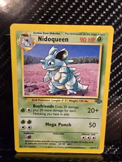 🔥Nidoqueen 23/64 - Jungle Unlimited Holo Rare 1st Edition Pokemon TCG Played🔥 - Image 4