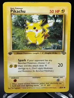 Pokemon 1999 Pikachu Jungle FIRST EDITION Common 60/64 - Image 1