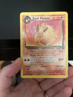 Eevee 55/82 Dark Vaporeon 45/82 Dark Jolteon 38/82 Dark Flareon 35/82 HP/DMG Lot - Image 3