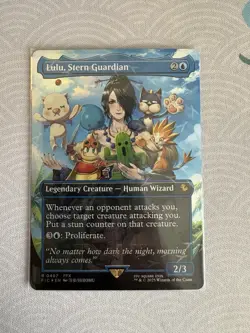 Lulu, Stern Guardian (Borderless) (Chocobo Track Foil) Commander: Final Fantasy - Image 1