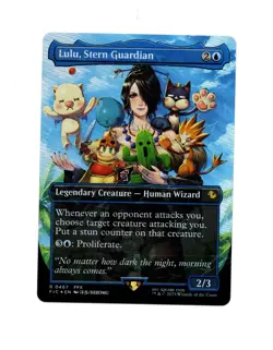 Lulu, Stern Guardian (Borderless) (Chocobo Track Foil) Commander: Final Fantasy - Image 1
