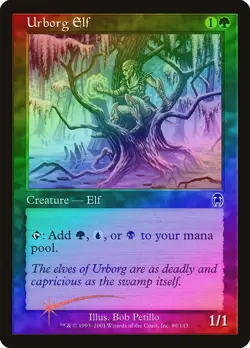 Urborg Elf FOIL Apocalypse NM Green Common MAGIC THE GATHERING CARD ABUGames - Image 1