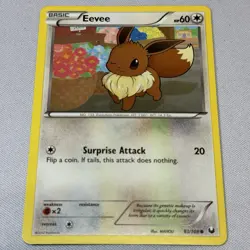 Eevee 083/108 Pokemon TCG Card Common Dark Explorers Near Mint - Image 2
