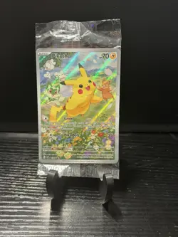 Pikachu 088 Sv: Scarlet & Violet Promo Cards Holo Full Sealed Pack (4 Cards) - Image 1