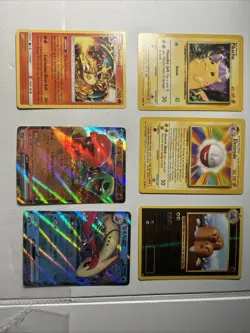 Pokemon TCG Card Lot Pikachu 1995, Electrode 1995, Digtrio , Charizard , Scovill - Image 1