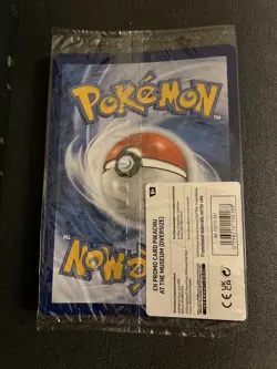 Pikachu At The Museum - Pokemon Natural History Museum Jumbo Promo Pokemon Card - Image 2
