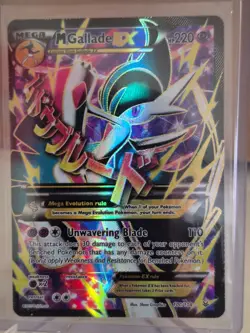 Pokemon TCG M Gallade EX Full Art Holo Rare Card 100/108 Roaring Skies LP - Image 1