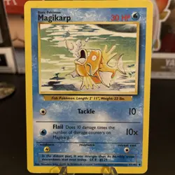 Magikarp 35/102 Base Set [4th Print] 1999-2000 Pokemon Card - Image 1