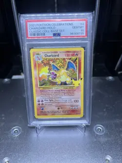 Pokemon TCG Charizard Celebrations Card 4/102 PSA 10 Gem Mint - Image 1