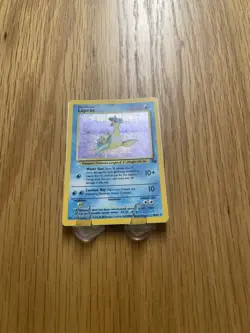 Pokemon TCG Lapras Fossil Holo Card 10/62 Series - Image 5