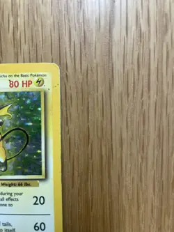 Pokemon TCG Raichu Base Set Holo Rare Card 14/102 - Image 3