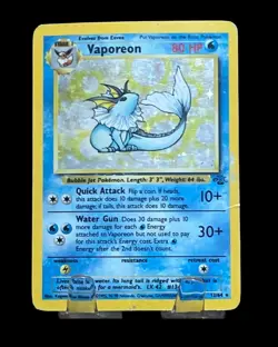 Vaporeon 12/64 Holo Rare | Base Set Unlimited | Pokemon Card | Vintage 1999 - Image 5
