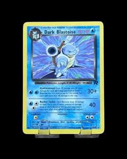 Dark Blastoise - 20/82 - Rare Team Rocket Set TCG 2001 - Pokemon Card LP - Image 1