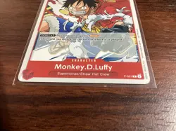Monkey.D.Luffy (Super Pre-Release) [Participant] P-001 One Piece Tournament Card - Image 2
