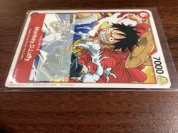 Monkey.D.Luffy (Super Pre-Release) [Participant] P-001 One Piece Tournament Card - Image 3