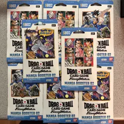 Dragon Ball Super Card Game Fusion World Manga Booster Pack SB02 Lot of 8 - Image 1