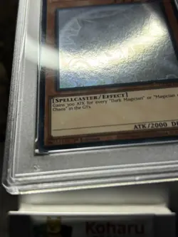 Yugioh Dark Magician Girl (Ghost Rare) GFP2-EN177 Ghosts from the Past 2nd PSA 9 - Image 3