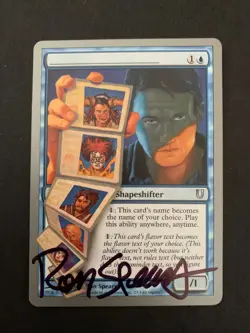 MTG Magic the Gathering _______ Signed Unhinged Ron Spears Card - Image 1