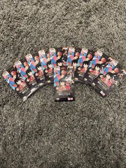 One Piece Op-09 Emperors In The New World Sleeved Booster Pack English Lot Of 10 - Image 1