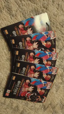 One Piece Op-09 Emperors In The New World Sleeved Booster Pack English Lot Of 5 - Image 1