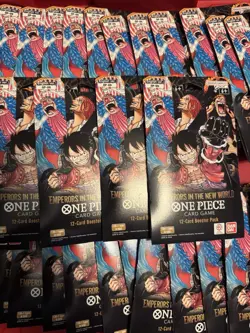 (Lot Of 50) One Piece Emperors in the New World Sleeved Booster Packs OP09 - Image 2