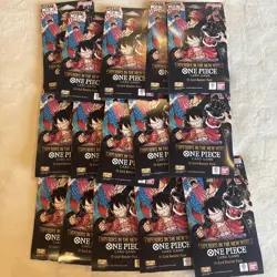 One Piece TCG English OP-09 Emperors in the New World Sleeved Packs LOT OF 15 ! - Image 1