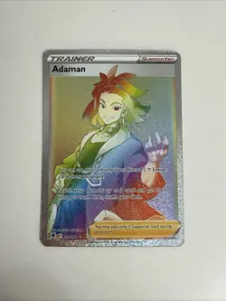 Pokemon Astral Radiance - ADAMAN SECRET RARE TRAINER 199/189 - NM/M! - Image 1