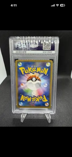 2017 POKEMON JPN SM PROMO EEVEE MEGA CAMPAIGN #142 PONCHO-WEARING EEVEE PSA 9 - Image 2