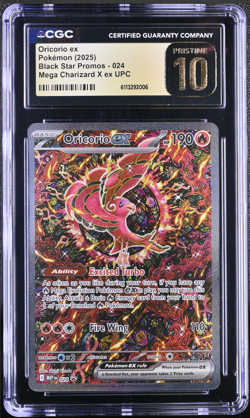 Oricorio ex 024 MEP Black Star Promo Pokemon Ultra Premium UPC CGC 10 Pristine - Image 1