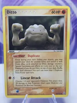 Ditto (Geodude) 62/113 EX Delta Species Rare Pokemon TCG Non Holo LP - Image 1