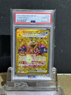 2023 Pokemon Charizard EX Obsidian Flames 228/197 PSA GEM MT 10 - Image 2