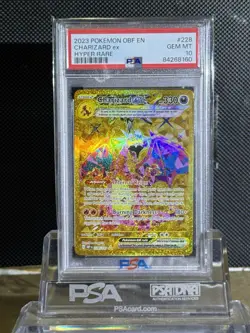 2023 Pokemon Charizard EX Obsidian Flames 228/197 PSA GEM MT 10 - Image 3