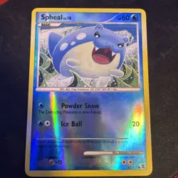 Pokemon TCG Spheal Rising Rivals 82/111 Reverse Holo Common LP - Image 1