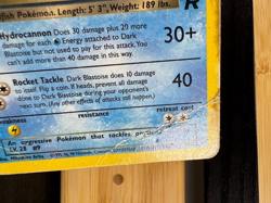 2000 Pokemon Team Rocket First Edition Dark Blastoise #20/82 DMG SEE PHOTOS - Image 5