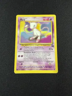 Mew #8 Black Star Promo Rare Vintage Pokemon Card - Image 1