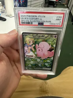 Pokemon Journey Together - LILLIE'S CLEFAIRY Ex - 184/159 SIR PSA 9 - Image 1