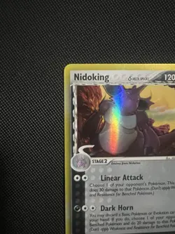 Pokemon TCG Nidoking (Delta Species) EX Dragon Frontiers 6/101 Holo Rare - Image 3