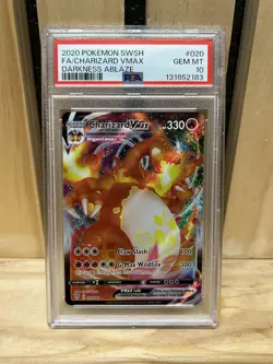 Charizard VMAX 020/189 PSA 10 Darkness Ablaze Pokemon 2020 - Image 1